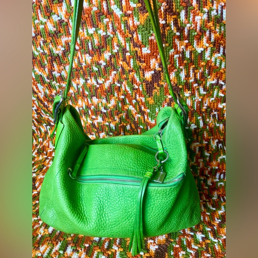 Coach Summer 2005 Vintage Leather Large Slouch Shoulder Bag Y2K (Flaw)